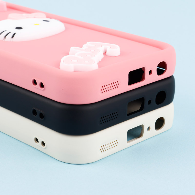 قاب سیلیکونی Fashion Case عروسک برجسته محافظ لنزدار Samsung Galaxy A04