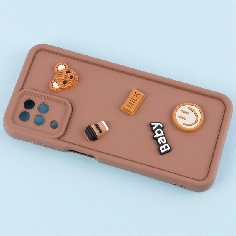 قاب سیلیکونی Fashion Case عروسک برجسته ریز محافظ لنزدار Samsung Galaxy A12 / M12