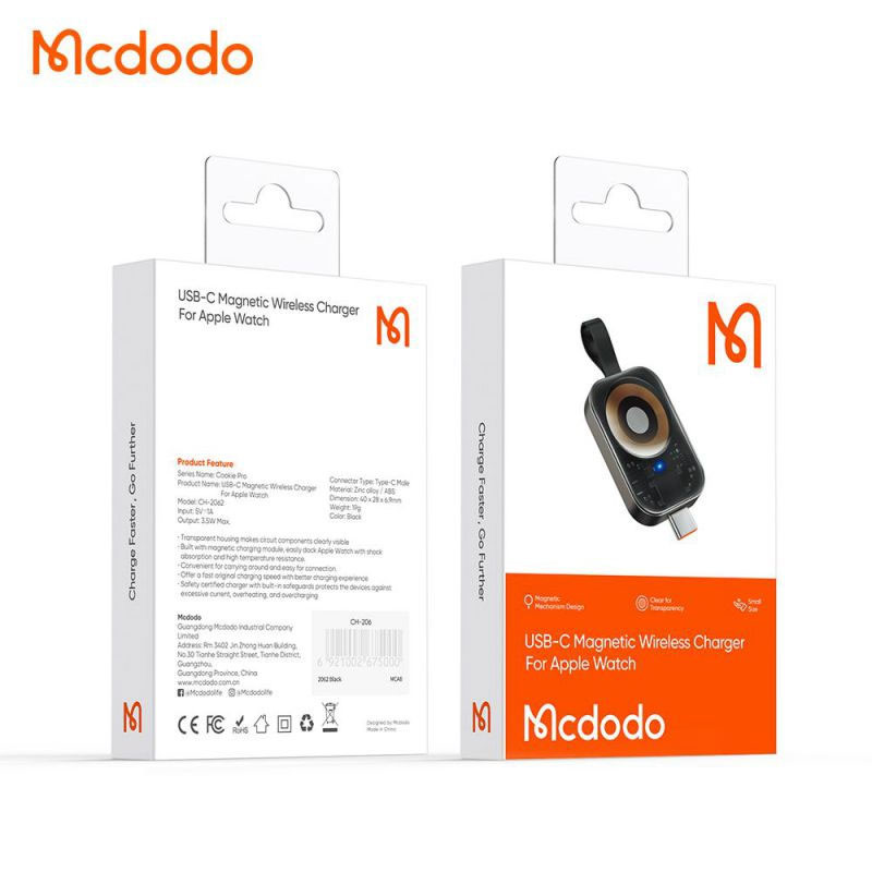شارژر بی سیم اپل واچ Mcdodo CH-2062