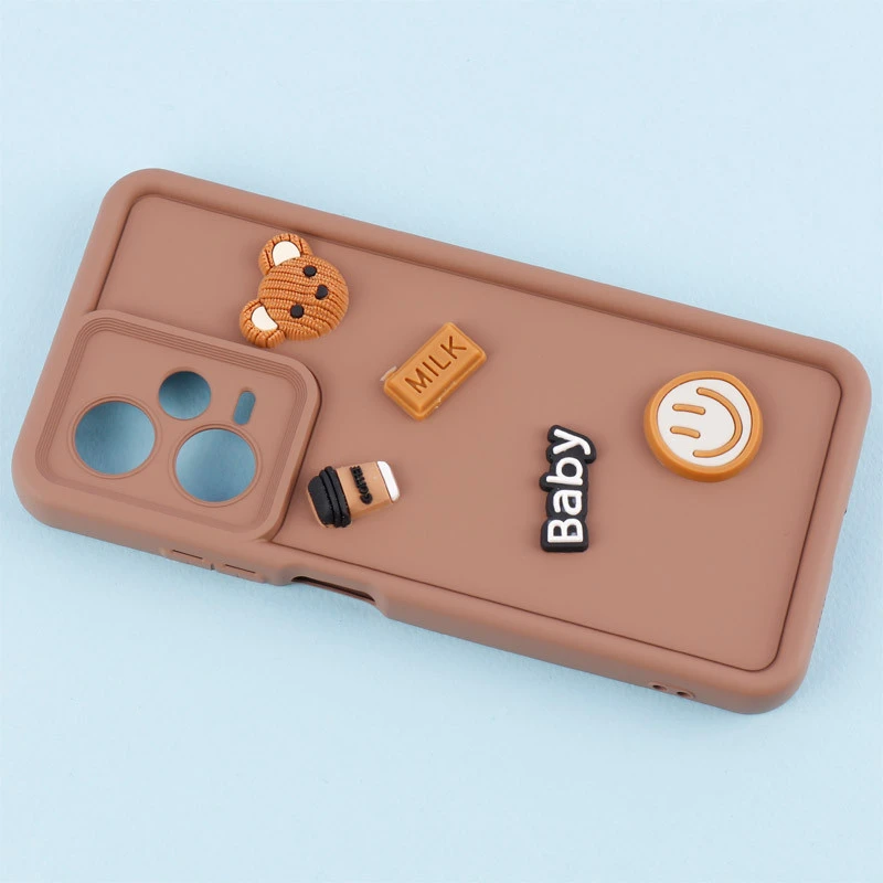قاب سیلیکونی Fashion Case عروسک برجسته ریز محافظ لنزدار Xiaomi Redmi Note 12 Pro 5G