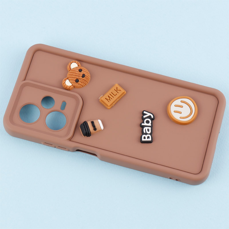 قاب سیلیکونی Fashion Case عروسک برجسته ریز محافظ لنزدار Xiaomi Redmi Note 12 Pro 5G