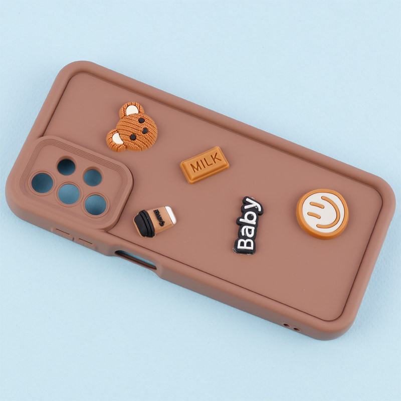 قاب سیلیکونی Fashion Case عروسک برجسته ریز محافظ لنزدار Samsung Galaxy A13 4G
