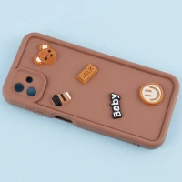 قاب سیلیکونی Fashion Case عروسک برجسته ریز محافظ لنزدار Samsung Galaxy A04
