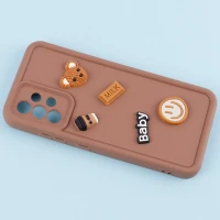 قاب سیلیکونی Fashion Case عروسک برجسته ریز محافظ لنزدار Samsung Galaxy A32 4G