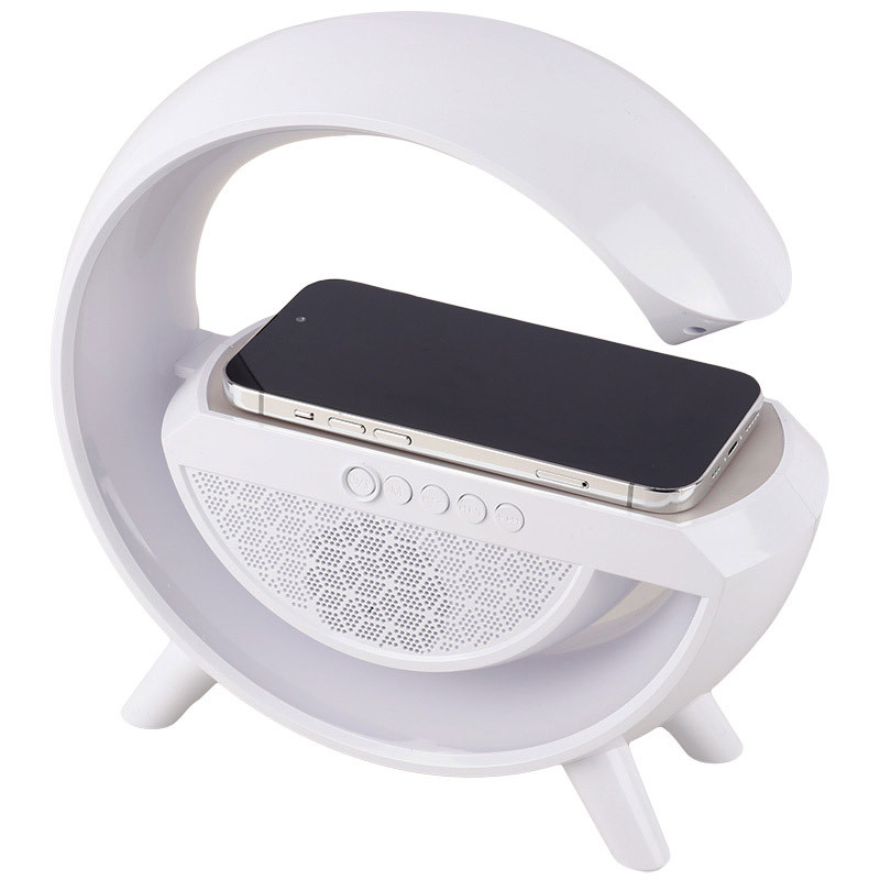 شارژر بی سیم و چراغ رومیزی اسپیکر دار BT-2301 15W
