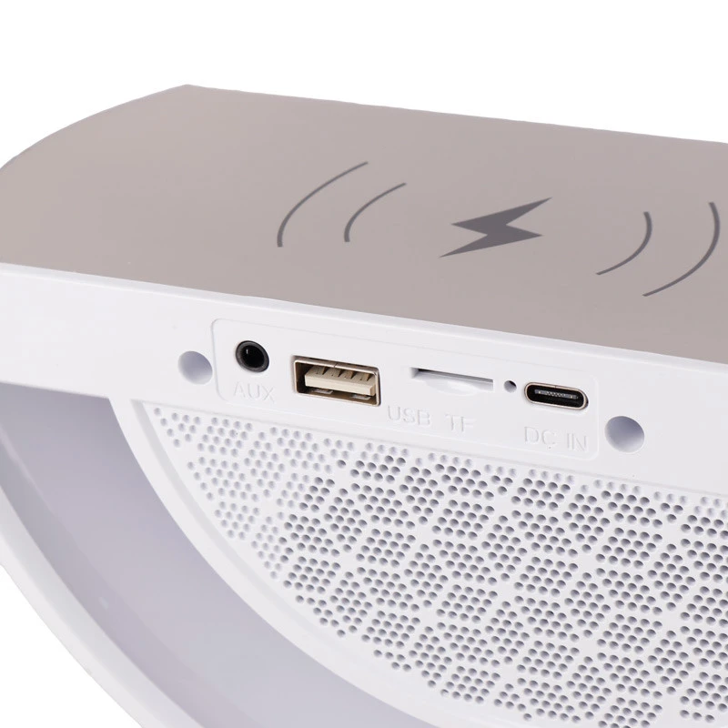 شارژر بی سیم و چراغ رومیزی اسپیکر دار BT-2301 15W