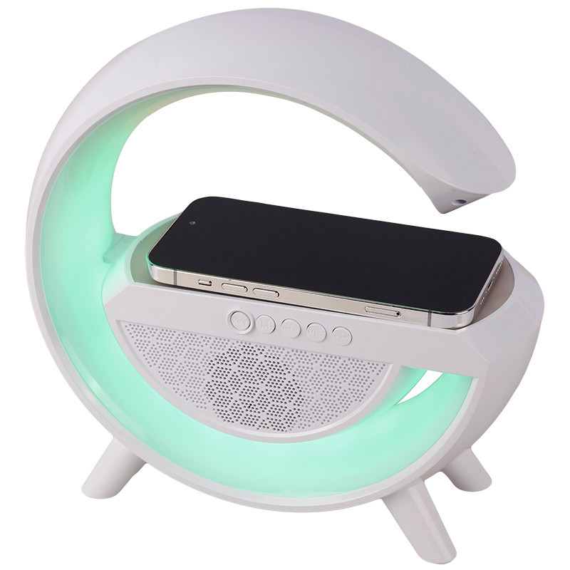 شارژر بی سیم و چراغ رومیزی اسپیکر دار BT-2301 15W