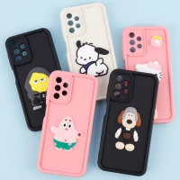 قاب سیلیکونی Fashion Case عروسک برجسته محافظ لنزدار Samsung Galaxy A13 4G