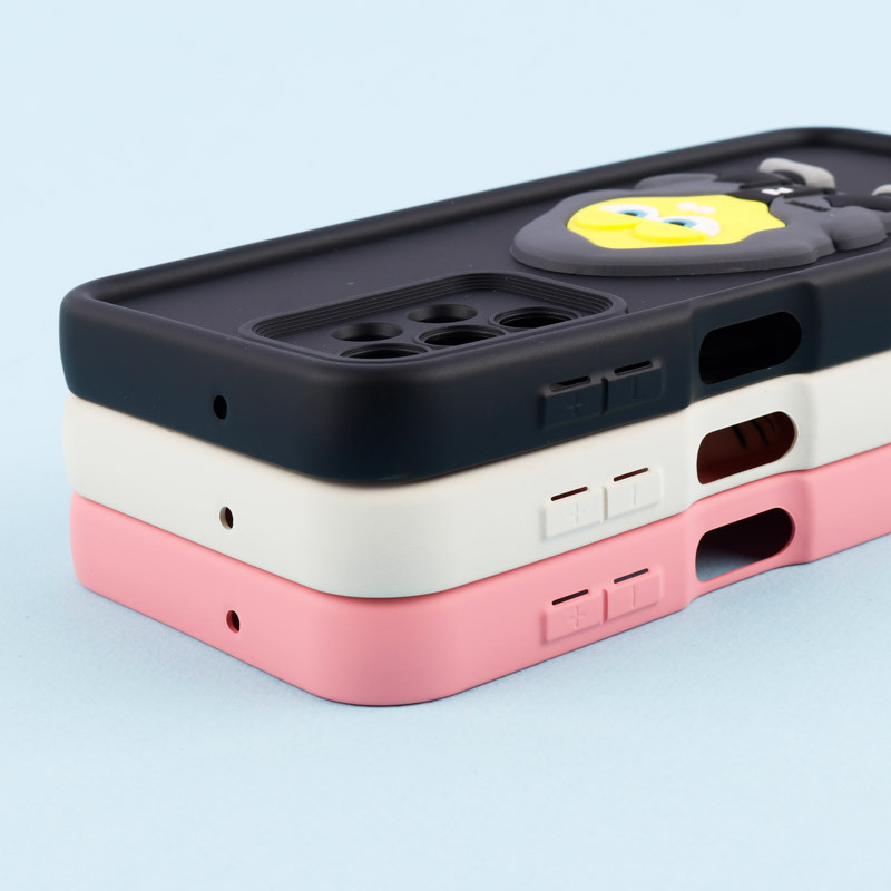 قاب سیلیکونی Fashion Case عروسک برجسته محافظ لنزدار Samsung Galaxy A13 4G