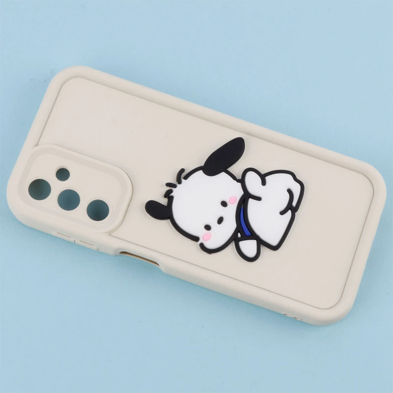 قاب سیلیکونی Fashion Case عروسک برجسته محافظ لنزدار Samsung Galaxy A14 4G / A14 5G