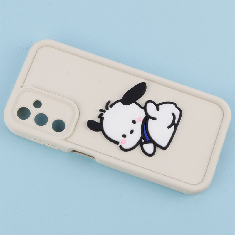 قاب سیلیکونی Fashion Case عروسک برجسته محافظ لنزدار Samsung Galaxy A14 4G / A14 5G
