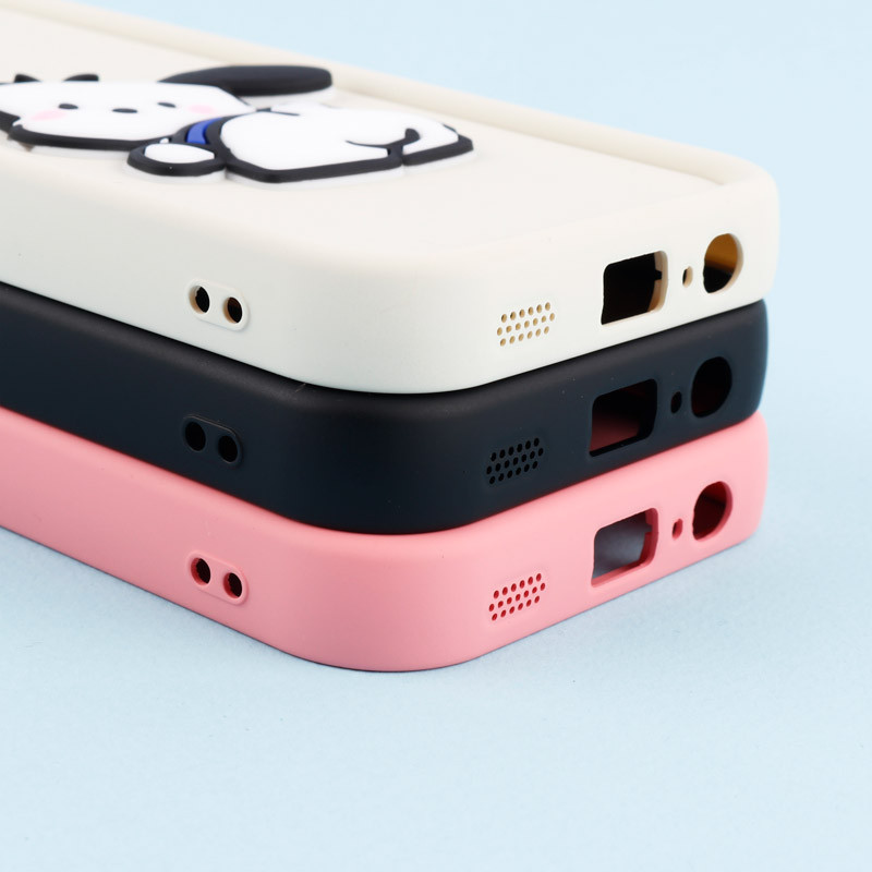 قاب سیلیکونی Fashion Case عروسک برجسته محافظ لنزدار Samsung Galaxy A14 4G / A14 5G