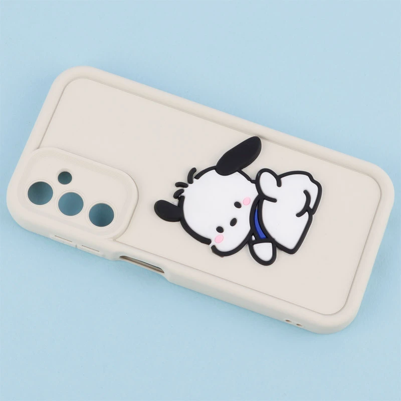 قاب سیلیکونی Fashion Case عروسک برجسته محافظ لنزدار Samsung Galaxy A24 4G
