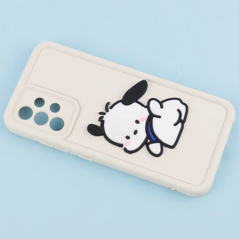 قاب سیلیکونی Fashion Case عروسک برجسته محافظ لنزدار Samsung Galaxy A32 4G