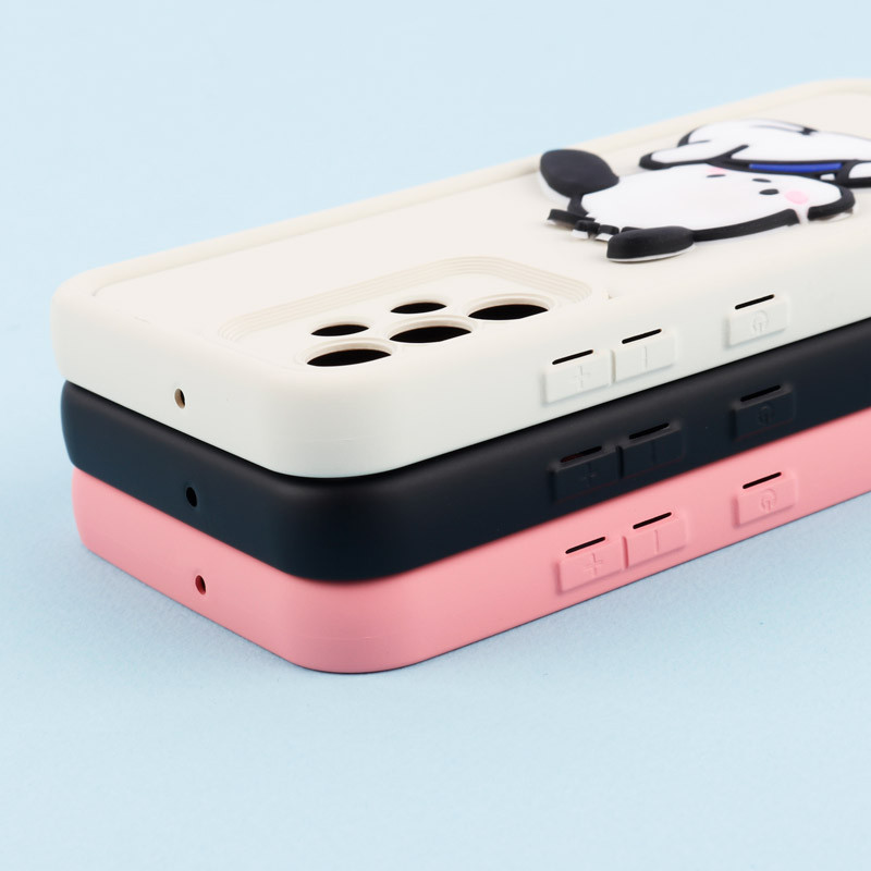 قاب سیلیکونی Fashion Case عروسک برجسته محافظ لنزدار Samsung Galaxy A32 4G