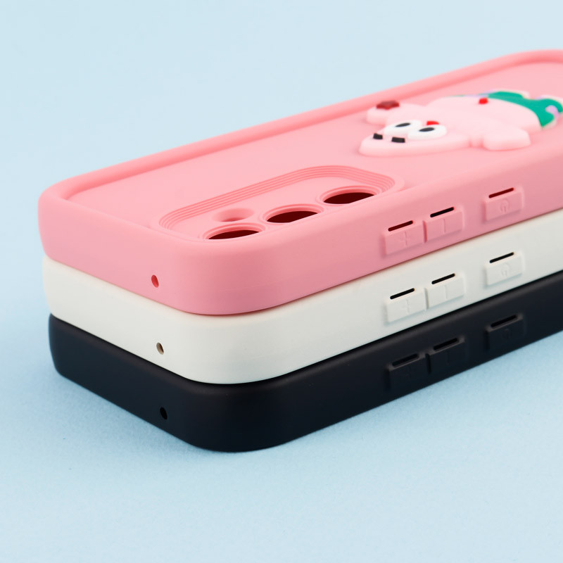 قاب سیلیکونی Fashion Case عروسک برجسته محافظ لنزدار Samsung Galaxy A34