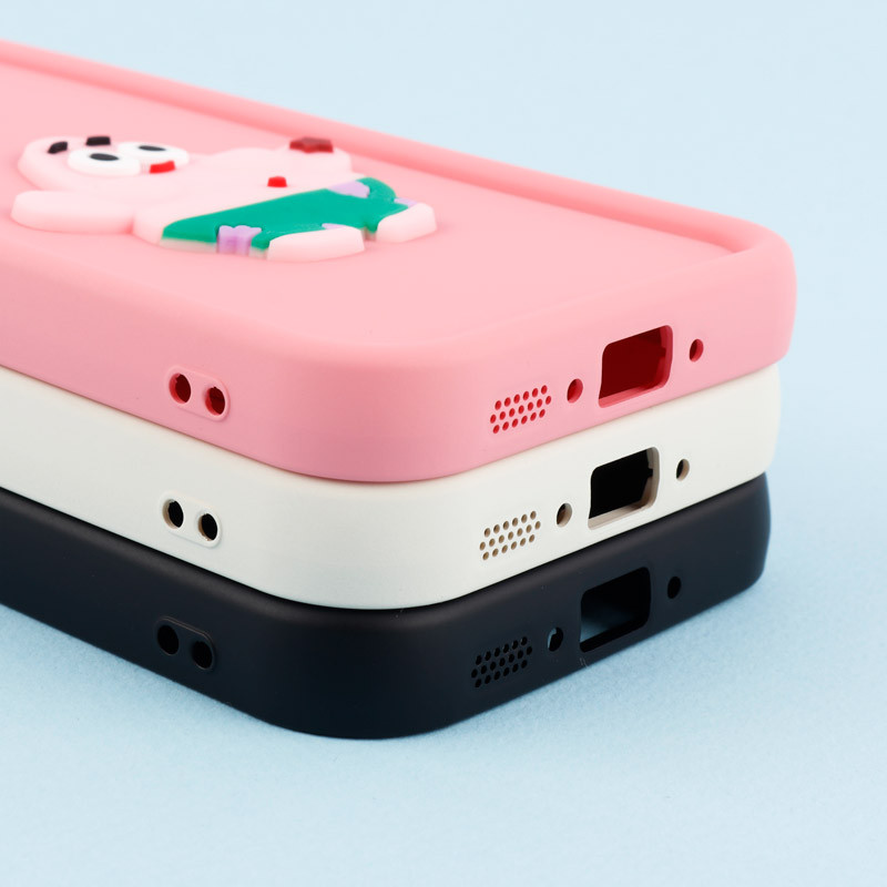 قاب سیلیکونی Fashion Case عروسک برجسته محافظ لنزدار Samsung Galaxy A34