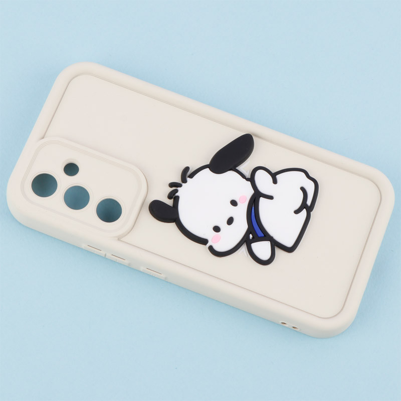 قاب سیلیکونی Fashion Case عروسک برجسته محافظ لنزدار Samsung Galaxy A54