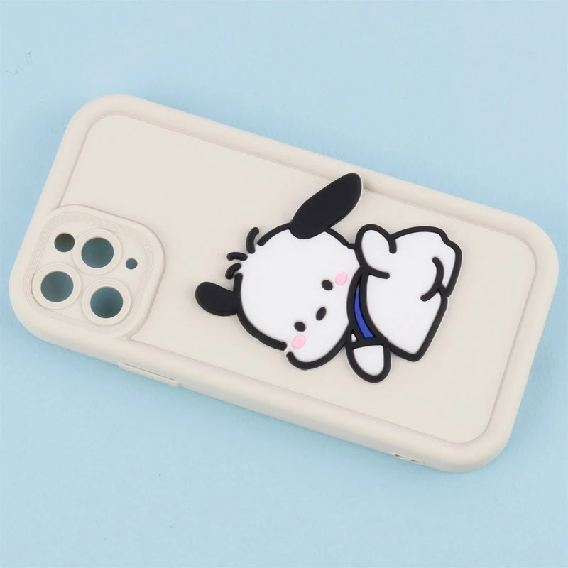 قاب سیلیکونی Fashion Case عروسک برجسته محافظ لنزدار iPhone 11 Pro