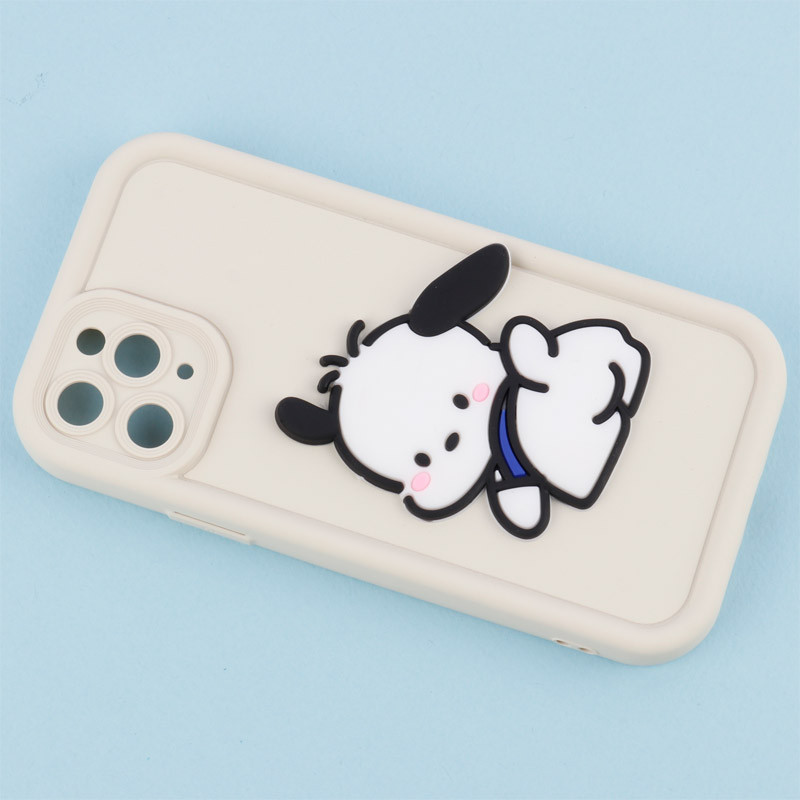 قاب سیلیکونی Fashion Case عروسک برجسته محافظ لنزدار iPhone 11 Pro