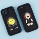 قاب سیلیکونی Fashion Case عروسک برجسته محافظ لنزدار iPhone 13