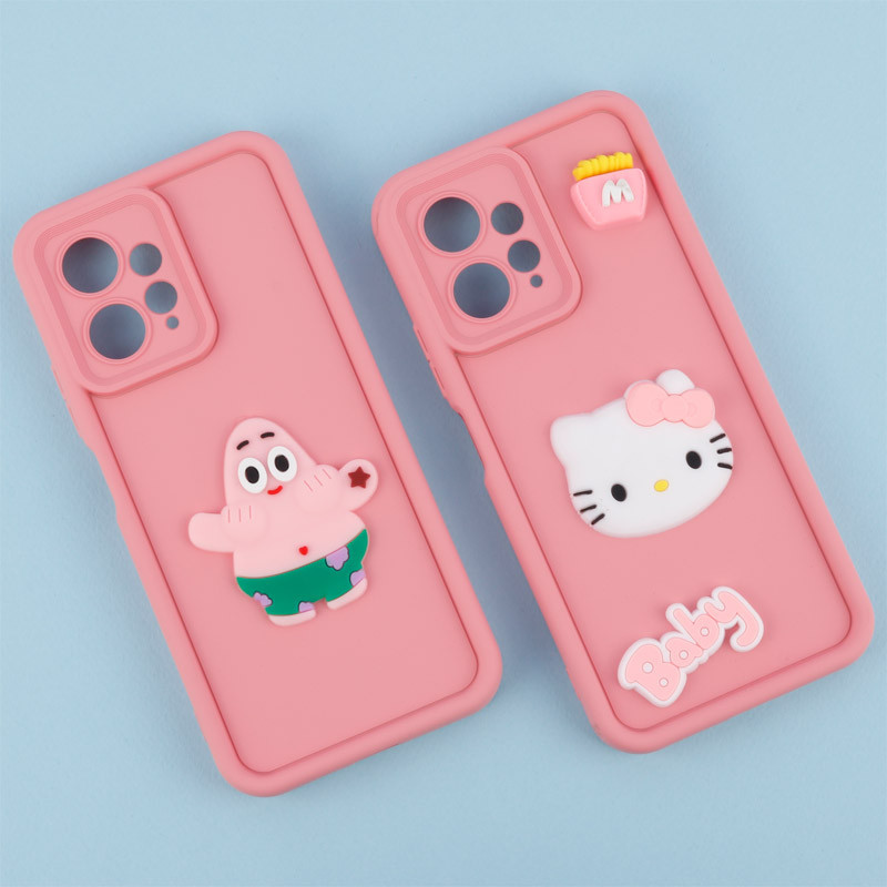 قاب سیلیکونی Fashion Case عروسک برجسته محافظ لنزدار Xiaomi Redmi Note 12 4G