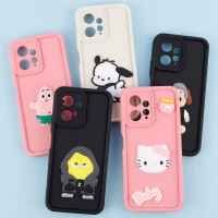 قاب سیلیکونی Fashion Case عروسک برجسته محافظ لنزدار Xiaomi Redmi Note 12 4G
