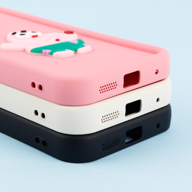 قاب سیلیکونی Fashion Case عروسک برجسته محافظ لنزدار Xiaomi Redmi Note 12 4G