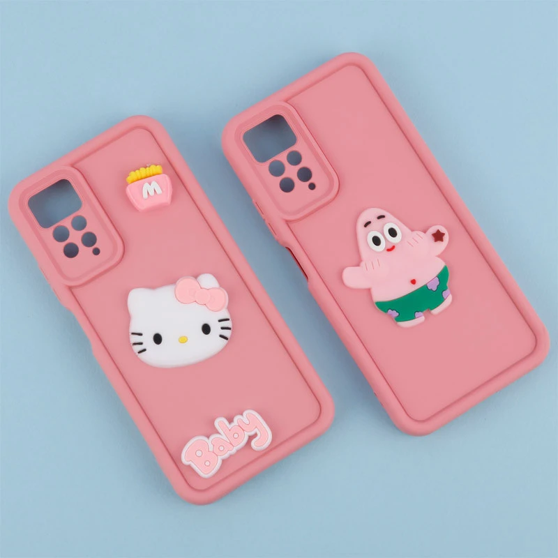 قاب سیلیکونی Fashion Case عروسک برجسته محافظ لنزدار Xiaomi Redmi Note 12 Pro 4G سری M