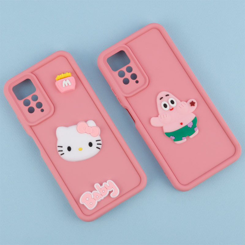قاب سیلیکونی Fashion Case عروسک برجسته محافظ لنزدار Xiaomi Redmi Note 12 Pro 4G سری M