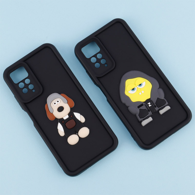 قاب سیلیکونی Fashion Case عروسک برجسته محافظ لنزدار Xiaomi Redmi Note 12 Pro 4G سری M