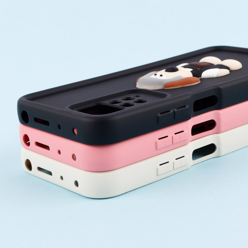 قاب سیلیکونی Fashion Case عروسک برجسته محافظ لنزدار Xiaomi Redmi Note 12 Pro 4G سری M