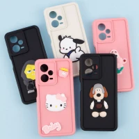 قاب سیلیکونی Fashion Case عروسک برجسته محافظ لنزدار Xiaomi Redmi Note 12 Pro Plus