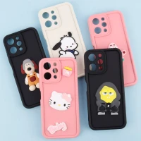 قاب سیلیکونی Fashion Case عروسک برجسته محافظ لنزدار Xiaomi Redmi 12 4G