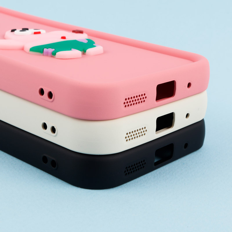 قاب سیلیکونی Fashion Case عروسک برجسته محافظ لنزدار Xiaomi Redmi 12 4G