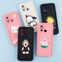 قاب سیلیکونی Fashion Case عروسک برجسته محافظ لنزدار Xiaomi Redmi 12C