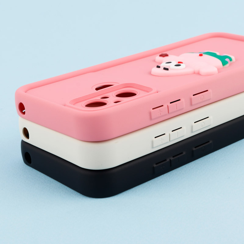 قاب سیلیکونی Fashion Case عروسک برجسته محافظ لنزدار Xiaomi Redmi 12C