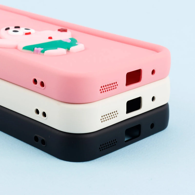 قاب سیلیکونی Fashion Case عروسک برجسته محافظ لنزدار Xiaomi Redmi 12C