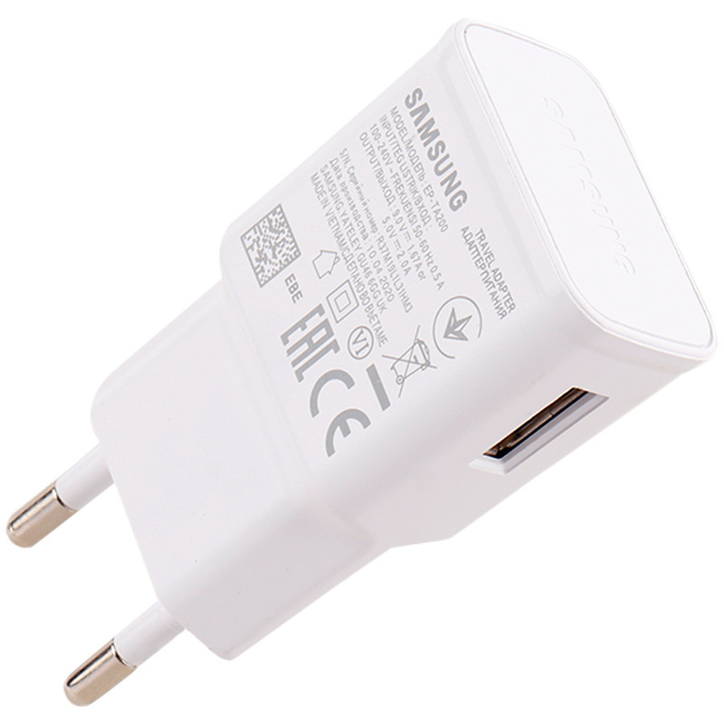 شارژر دیواری فست شارژ Samsung S10+ EP-TA200 2A QC3.0 PD + کابل میکرو یو اس بی