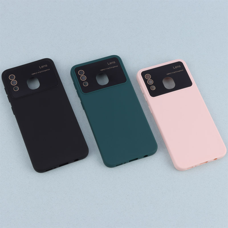 قاب سیلیکونی Lens Aperture محافظ لنزدار Samsung Galaxy A20