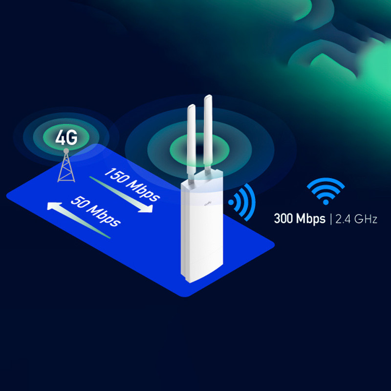 مودم روتر سیمکارتی 4G LTE کودی LT400 Outdoor
