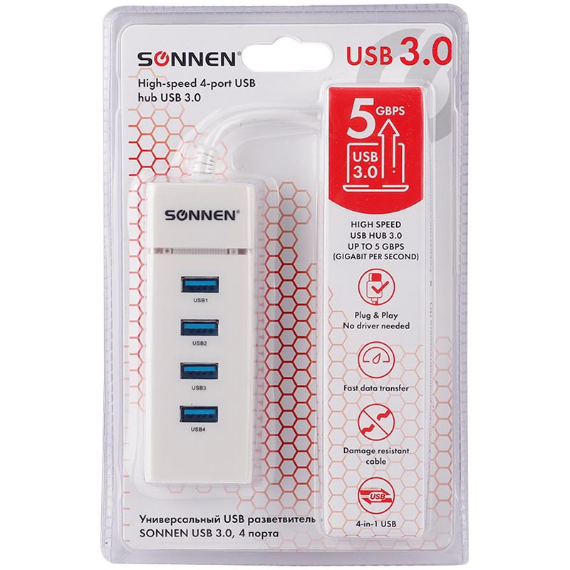 هاب Sonnen USB3.0 4Port