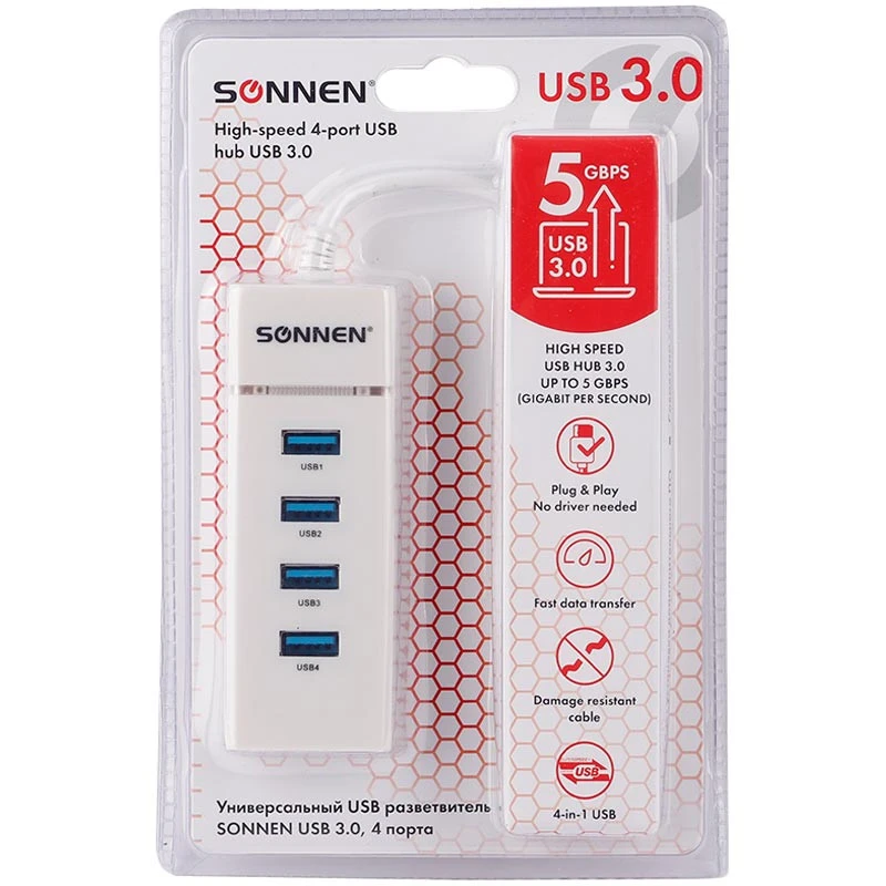 هاب 4 پورت USB 3.0 سونن