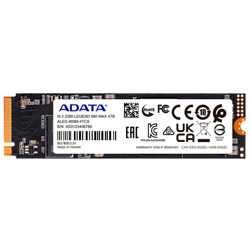 حافظه SSD ای دیتا Adata Legend 960 Max 4TB M.2