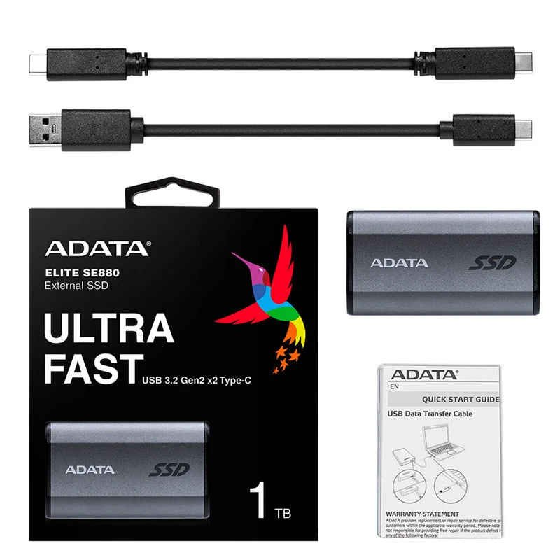 حافظه اکسترنال SSD ای دیتا Adata SE880 1TB