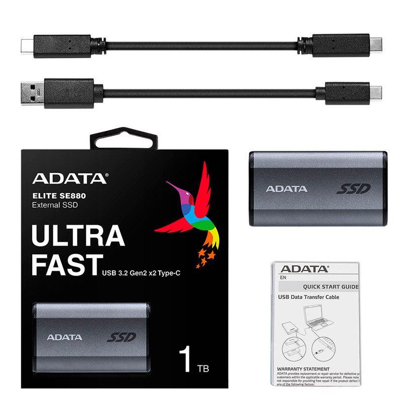 حافظه اکسترنال SSD ای دیتا Adata SE880 1TB