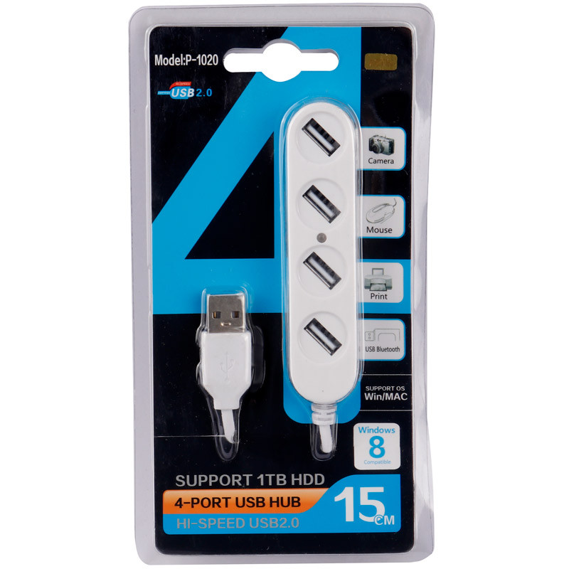 هاب 4 پورت P-1020 USB 2.0