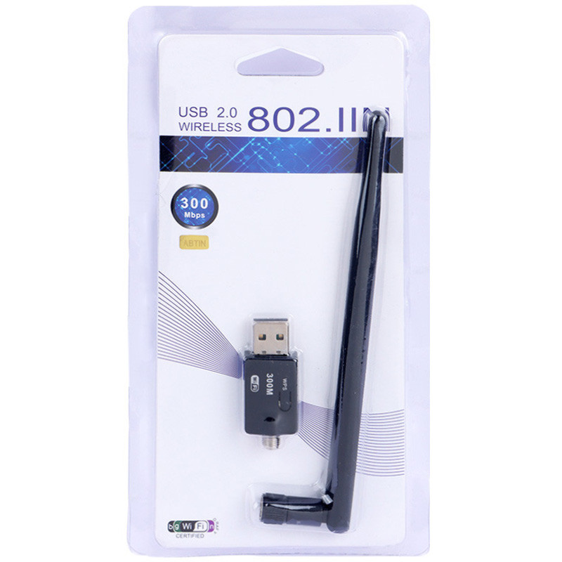 کارت شبکه بی سیم آنتن دار 802.11n 300Mbps کد 2