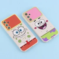 قاب TPU طرح دار رنگی محافظ لنزدار Samsung Galaxy A54