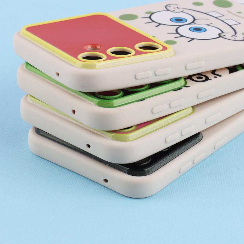 قاب TPU طرح دار رنگی محافظ لنزدار Samsung Galaxy S23 FE 5G
